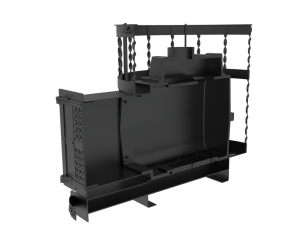 Чугунная банная печь Kennet Бастион 22 сетка витая в Барановичах