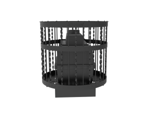 Чугунная банная печь Kennet Бастион 22 сетка витая в Барановичах