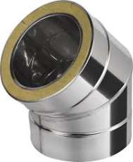 Сэндвич-Колено (Отвод) 45 304/430 0.8, изол. 50 мм купить в Барановичах