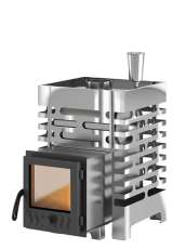 Печь для бани Везувий ASTON 12 INOX стекло Амазонка бай фото в Барановичах