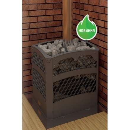 Печь для бани Теплодар БЫЛИНА-СЕТКА-12Ч Панорама (1.2) (без двери БЫЛИНА 16 обрамления) в Барановичах