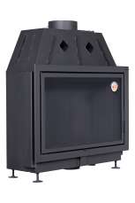 Каминная топка Экокамин Альфа 1000 B подовая черный шамот в Барановичах