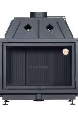 Каминная топка Экокамин Альфа 1000 B подовая черный шамот в Барановичах