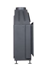 Каминная топка Экокамин Альфа 1000 B подовая черный шамот в Барановичах