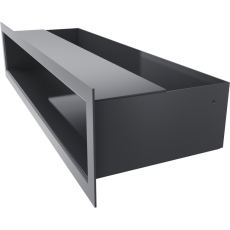 Решетка люфт 90х400 (черная) купить в Барановичах