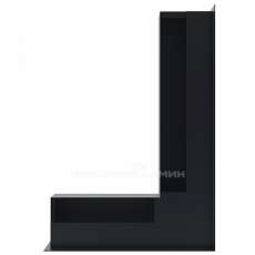 Решетка люфт угловая правая 547х766х90 (черная) в Барановичах