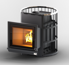 Печь для бани КРОНОС Колизей 24 ВСЧ Панорама Амазонка бай фото в Барановичах