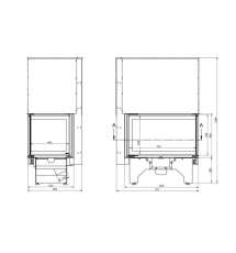 Каминная топка KFD ECO iLUX 90 LH/RH в Барановичах