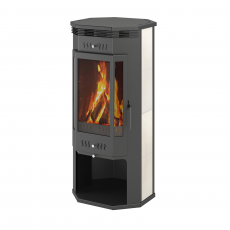 Печь-Камин ASTON 11кВт (180 м3) угловой в Барановичах