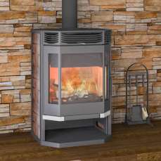 Печь-камин Мета-Бел АОТ 12 в модификации Ангара 12 в Барановичах