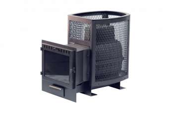 Печь банная Сибирь 22 Панорамная дверца, сетка купить в Барановичах