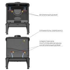 Печь-камин EVEREST F11 в Барановичах