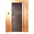 Дверь для сауны Doorwood Сумерки Графит прозрачный 1800x700 (стекло 8 мм, 3 петли) купить в Барановичах