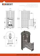 Печь для бани Эверест Steam Master 24 ЧУГУН Ламель Талькохлорит в Барановичах
