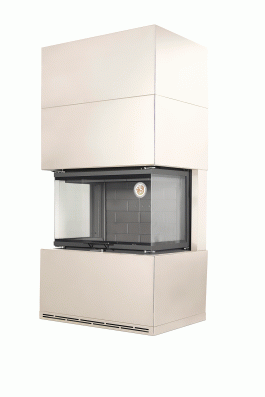 Камин Родос 800 СЛОНОВАЯ КОСТЬ шамот черный в Барановичах