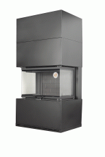 Камин Родос 800 ЧЕРНЫЙ шамот черный в Барановичах