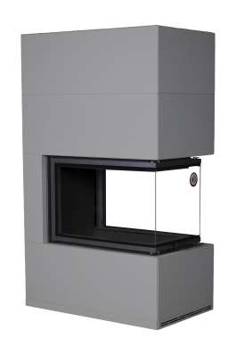 Камин Родос 900 ГРАФИТ, шамот черный в Барановичах