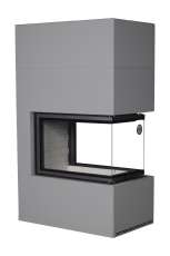 Камин Родос 900 ГРАФИТ, шамот белый в Барановичах