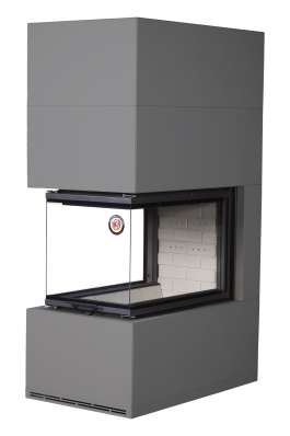 Камин Родос 900 ГРАФИТ, шамот белый в Барановичах