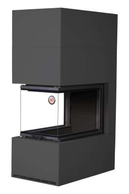 Камин Родос 900 ЧЕРНЫЙ, шамот черный в Барановичах