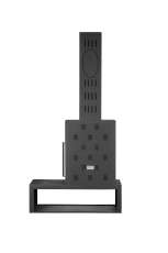 Камин МАДРИД на дровнике Гигант слева черный\белый шамот в Барановичах