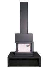 Камин МАДРИД на дровнике Гигант центральный черный\белый шамот в Барановичах