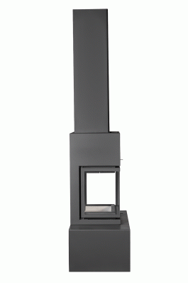 Камин МАДРИД на дровнике Гигант центральный черный\белый шамот в Барановичах