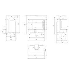 Каминная топка ILDNORD MALMO в Барановичах