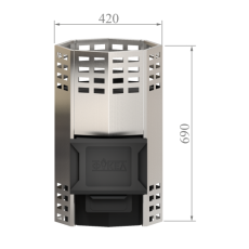 Печь банная Факел 14 КН Б/В в Барановичах