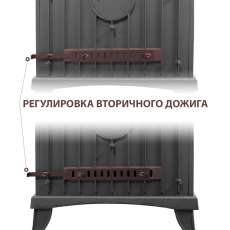 Печь-камин Везувий KZ-14РS Антрацит в Барановичах