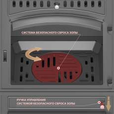 Печь-камин Везувий LV-12S Антрацит в Барановичах