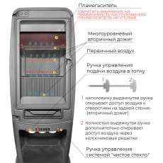 Печь-камин EVEREST S7M в Барановичах
