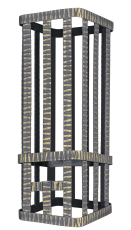 Сетка на трубу для Ураган 250х250х750 Гром 30 под шибер купить в Барановичах