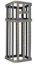 Сетка на трубу (300х300х500) Гефест ЗК 35/40/45 под шибер купить в Барановичах