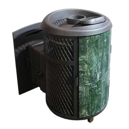 Банная печь ProMetall Атмосфера комбинированная сетка-ламель «Змеевик» Амазонка бай фото в Барановичах