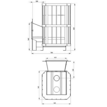 Печь банная Катунь со стеклом в Барановичах
