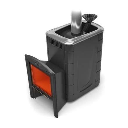 Печь для бани Термофор Гейзер 2014 Inox Витра ЗК антрацит купить в Барановичах