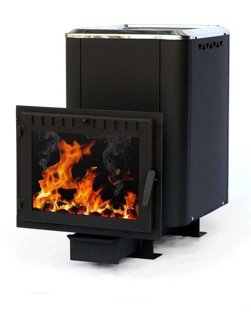 Печь банная чугунная СИБИРЬ 24 Конвекционная Панорамное стекло Амазонка бай фото в Барановичах