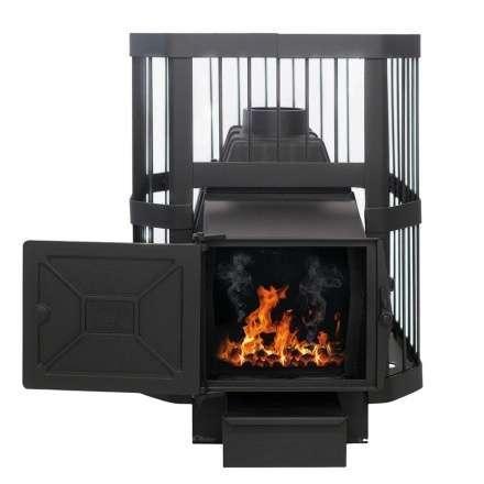 Печь банная чугунная СИБИРЬ 21 облегченная топка в Барановичах