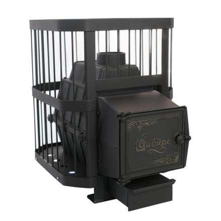 Печь банная чугунная СИБИРЬ 21 облегченная топка в Барановичах