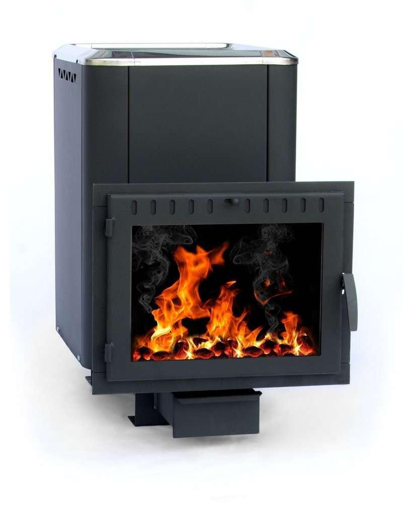 Печь банная Сибирь-18 (панорамное стекло, конвекционная) Амазонка бай фото в Барановичах