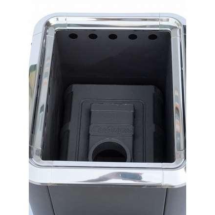 Печь банная Сибирь-18 (панорамное стекло, конвекционная) в Барановичах