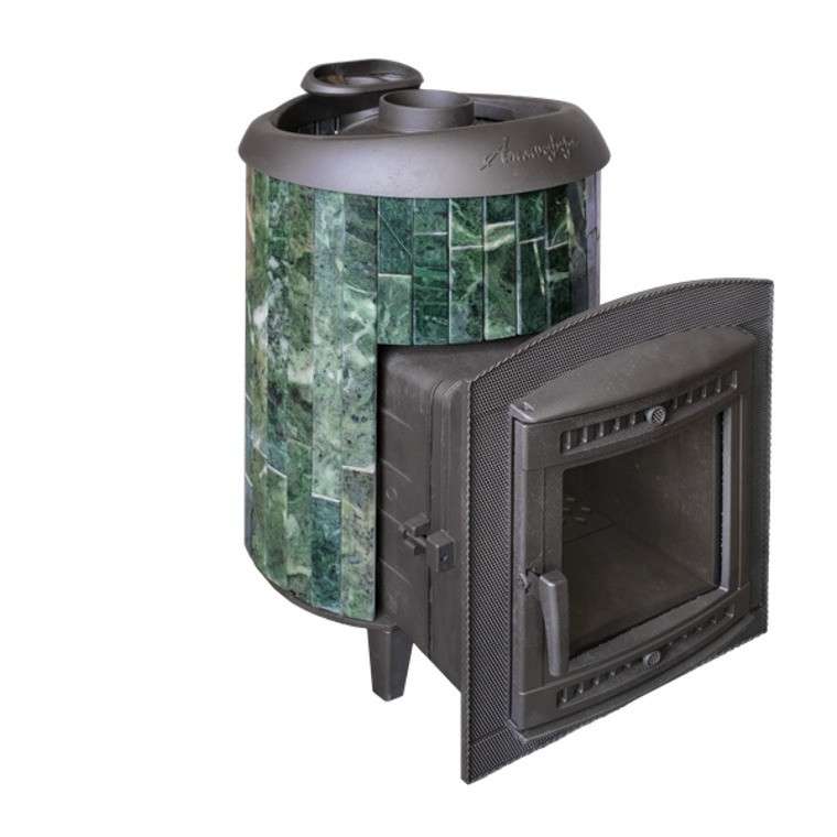 Банная печь ProMetall Атмосфера ламели «Змеевик» наборный Амазонка бай фото в Барановичах