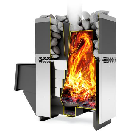 Печь для бани Теплодар Русь-18 ЛНЗП Профи в Барановичах