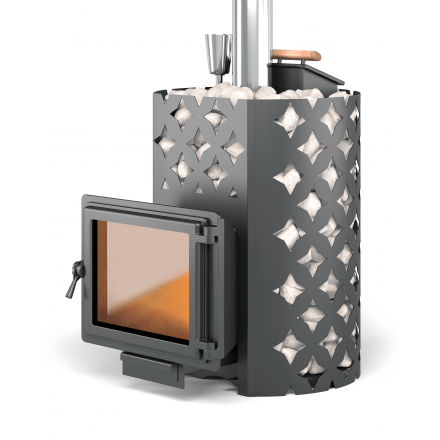 Банная печь ЭТНА 18 (Панорама) ЗК Амазонка бай фото в Барановичах