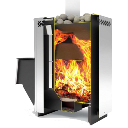 Печь для бани Теплодар Сахара-16 ЛНЗП Профи в Барановичах