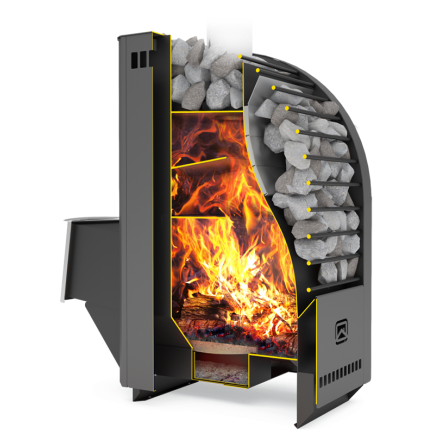 Печь для бани Теплодар Каскад-12Т в Барановичах