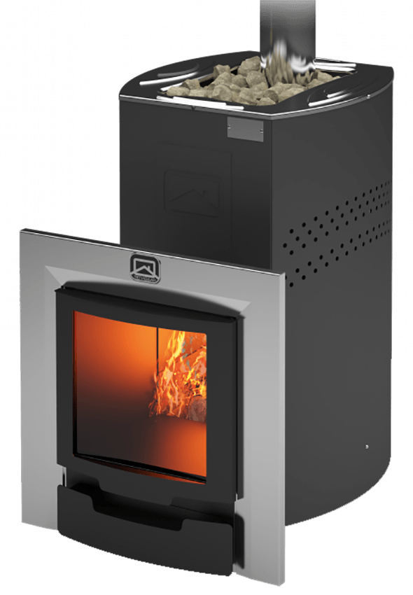 Печь для бани Теплодар Домна-20 ЛК Панорама Амазонка бай фото в Барановичах