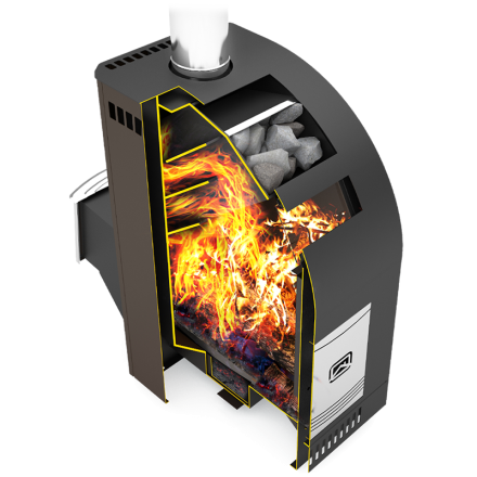 Печь для бани Теплодар Лагуна-12 ТК в Барановичах