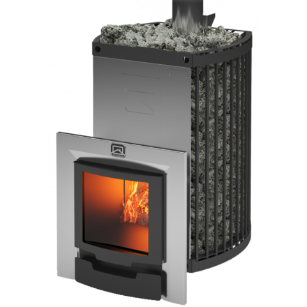 Печь для бани Теплодар Домна-Сетка 20 ЛК Панорама Амазонка бай фото в Барановичах